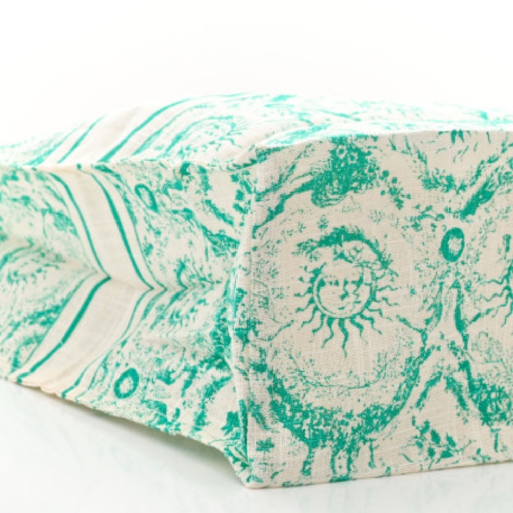 NIB Dioriviera VIP Large Linen Tote Bag in Aquamarine — Retails for $850 - Picture 9 of 12